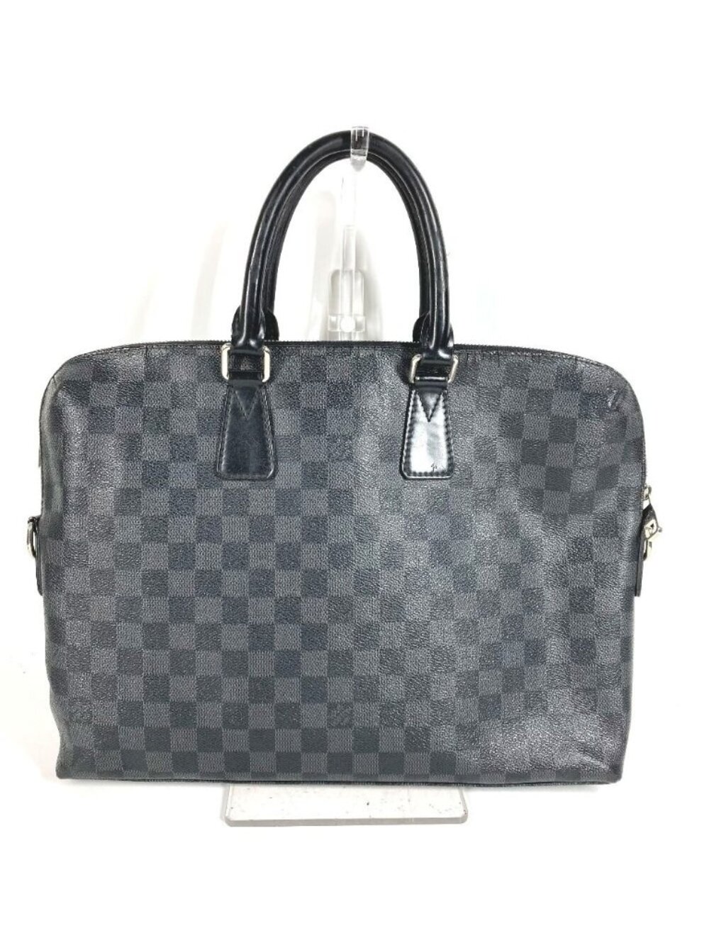 Louis Vuitton Business Bag Porte Documents Jour Pdj Damier Graphite Canvas Black